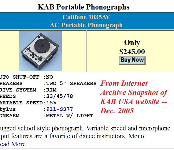 Last-non-Chinese made Califone.jpg